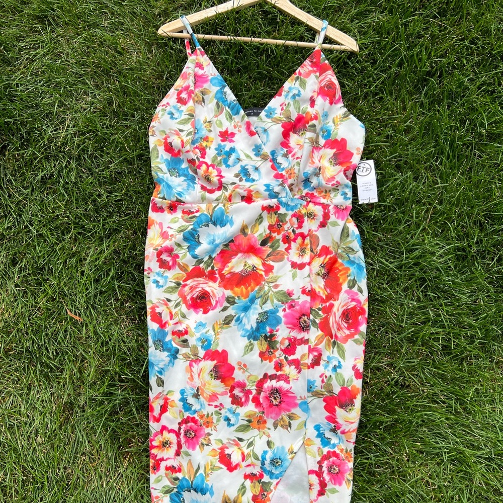 NWT Fashion to Figure Floral Dress